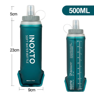 500ml Soft Flask Running Bottles TPU - OUTDOOR INOXTO