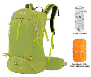 INOXTO Mountaineering backpack 35 liters men's and women's outdoor sports bag waterproof camping hiking rain - OUTDOOR INOXTO