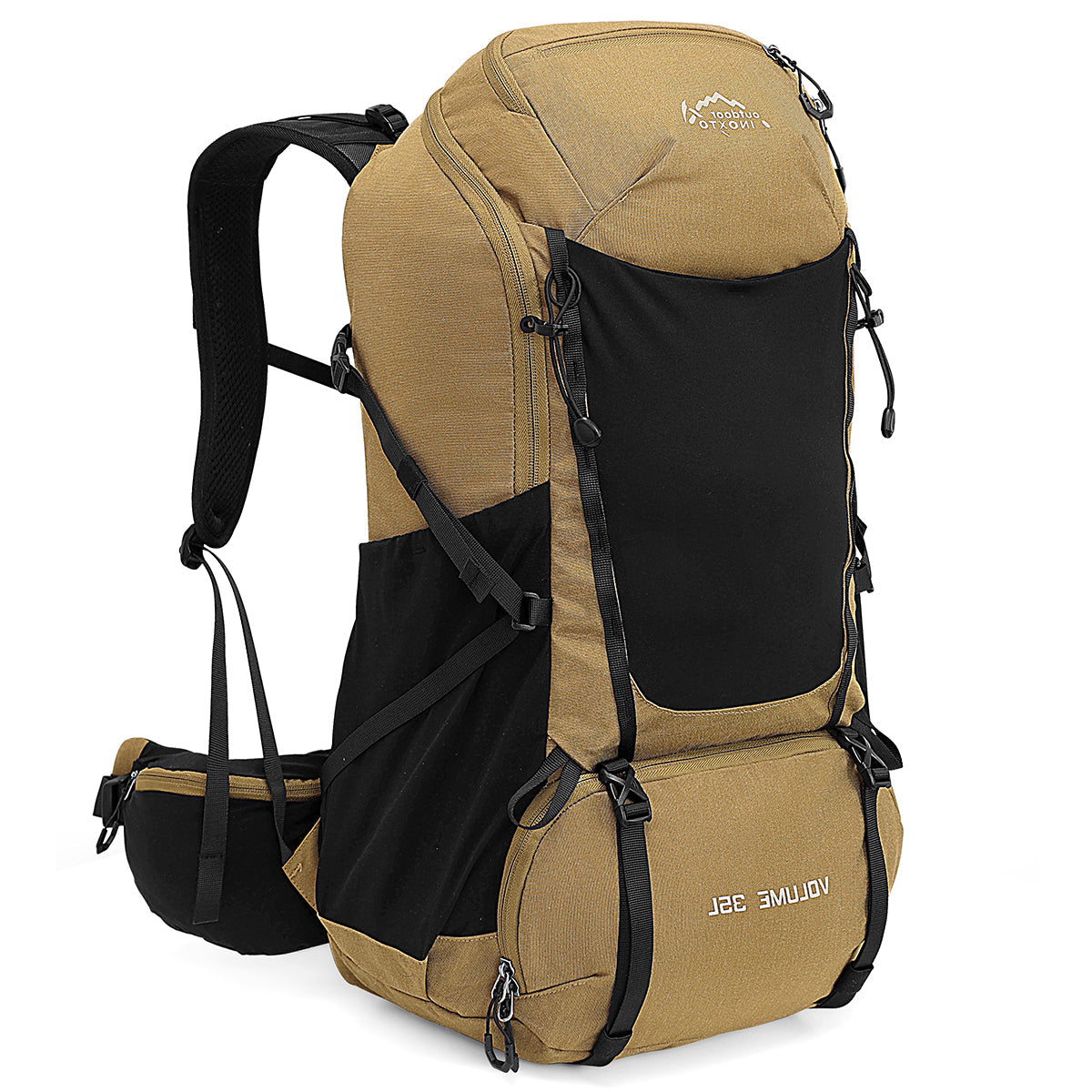 INOXTO 35L Hiking Backpack Brown / One Size INOXTO 35L Hiking Backpack Brown / One Size