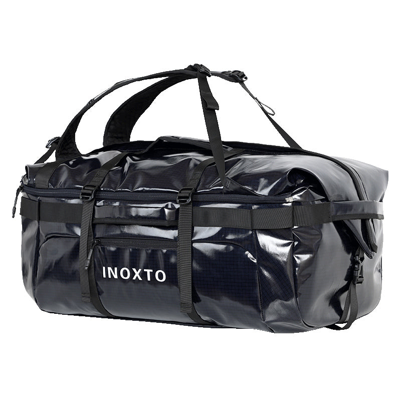 Zaino impermeabile INOXTO 120L per overlanding – Borsa espandibile per attrezzatura da campeggio