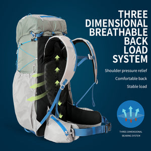 55L Hiking Backpack - OUTDOOR INOXTO