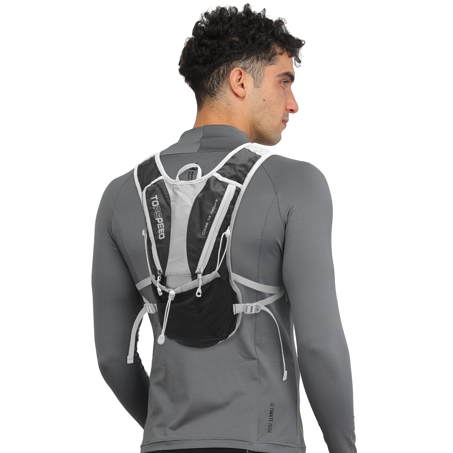 INOXTO Running Hydration Vest with 1.5L ( 50 oz) Water Bladder for Men Women,Lightweight Water Backpack for Hiking Cycling Climbing Camping Skiing Rollerblading - OUTDOOR INOXTO