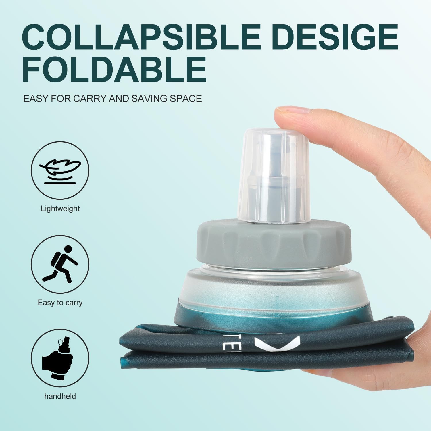 500ml Soft Flask Running Bottles TPU - OUTDOOR INOXTO