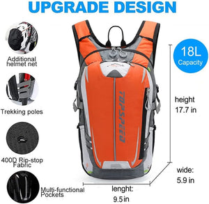 INOXTO Hydration Backpack for Outdoor Trail Marathon Race Cycling Camping - OUTDOOR INOXTO