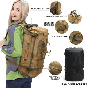 INOXTO 40L Hiking Backpack Lightweight Waterproof Backpack for Men Women - OUTDOOR INOXTO