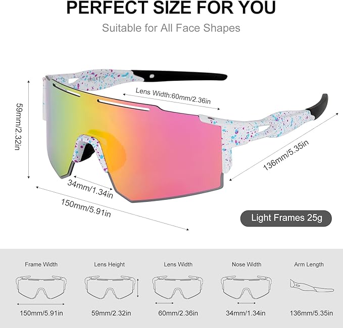 INOXTO Polarized Sports Sunglass