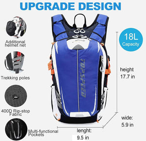 INOXTO Hydration Backpack for Outdoor Trail Marathon Race Cycling Camping - OUTDOOR INOXTO