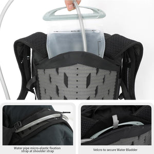 INOXTO 25L Hiking Hydration Backpack with 3l Water Bladder and Rain Cover for Women and Men Water Backpack for Hiking, Cycling, Running, Climbing, Camping - OUTDOOR INOXTO