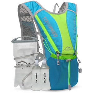 INOXTO Running Hydration Vest with 1.5L ( 50 oz) Water Bladder for Men Women,Lightweight Water Backpack for Hiking Cycling Climbing Camping Skiing Rollerblading - OUTDOOR INOXTO