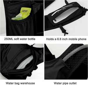 INOXTO 25L Hydration Hiking Backpack with 3L Water Bladder and Rain Cover - OUTDOOR INOXTO
