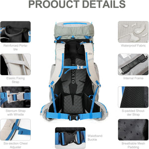 55L Hiking Backpack - OUTDOOR INOXTO
