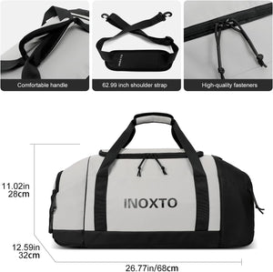 INOXTO 55L Sports Gym Bag Travel Duffel Bag - OUTDOOR INOXTO