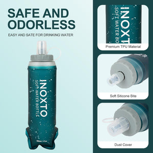 500ml Soft Flask Running Bottles TPU - OUTDOOR INOXTO