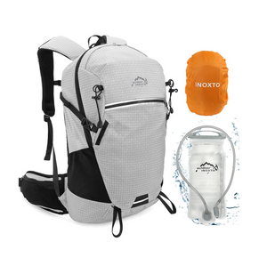 INOXTO 25L Hydration Hiking Backpack with 3L Water Bladder and Rain Cover - OUTDOOR INOXTO