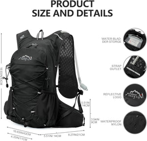 INOXTO 18 Hydration Backpack For Women Men - OUTDOOR INOXTO