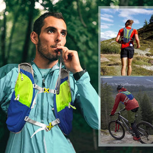 INOXTO Running Hydration Vest with 1.5L ( 50 oz) Water Bladder for Men Women,Lightweight Water Backpack for Hiking Cycling Climbing Camping Skiing Rollerblading - OUTDOOR INOXTO