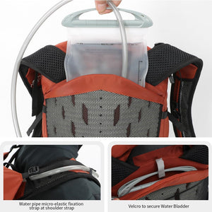 INOXTO 25L Hiking Hydration Backpack with 3l Water Bladder and Rain Cover for Women and Men Water Backpack for Hiking, Cycling, Running, Climbing, Camping - OUTDOOR INOXTO