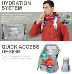 55L Hiking Backpack - OUTDOOR INOXTO