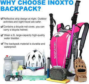 INOXTO Hydration Backpack for Outdoor Trail Marathon Race Cycling Camping - OUTDOOR INOXTO