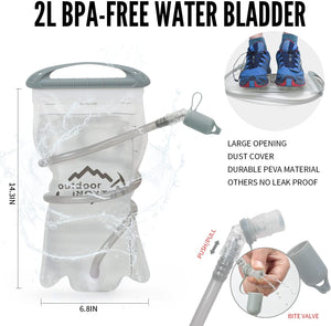 INOXTO Hydration Trail Running Backpack 12L Cycling Breathable Ultralight bag for Climbing Cycling - OUTDOOR INOXTO