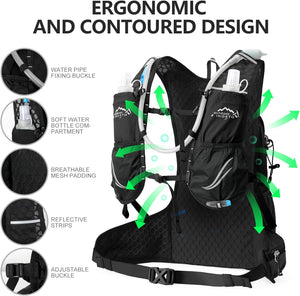 INOXTO 18 Hydration Backpack For Women Men - OUTDOOR INOXTO