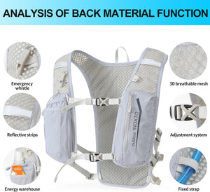 INOXTO Light Run 3.0 Pro Running Hydration Vest Set - OUTDOOR INOXTO
