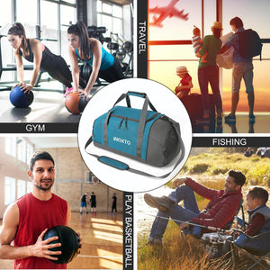 INOXTO 55L Sports Gym Bag Travel Duffel Bag - OUTDOOR INOXTO