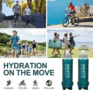 500ml Soft Flask Running Bottles TPU - OUTDOOR INOXTO