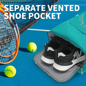 INOXTO 40L Tennis Bags for Women and Men Large Tennis Backpack - OUTDOOR INOXTO