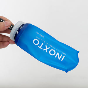 Foldable TPU Soft Water Bottle - 350ml Running Water Bag - OUTDOOR INOXTO