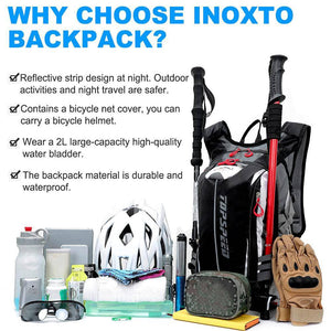INOXTO Hydration Backpack for Outdoor Trail Marathon Race Cycling Camping Hiking - OUTDOOR INOXTO