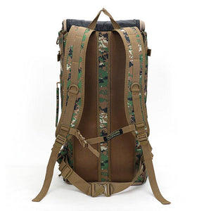 INOXTO Camouflage 65L Camping Hiking Large Backpack - OUTDOOR INOXTO