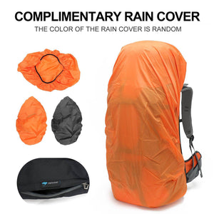 IX INOXTO 65/85L Lightweight Internal Frame Hiking Backpack for Men Women - OUTDOOR INOXTO