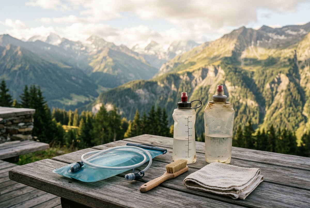 How to Clean a Hydration Reservoir and Soft Flasks