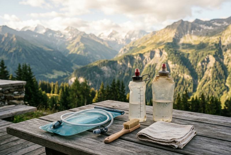 How to Clean a Hydration Reservoir and Soft Flasks