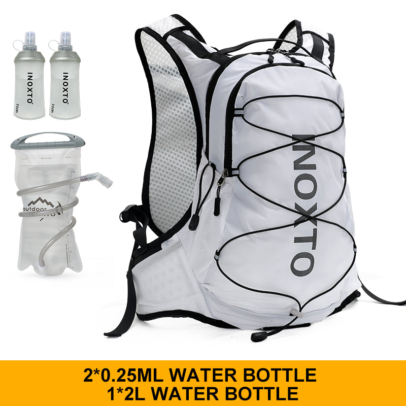 INOXTO  15 Cycling Hydration White Backpack - OUTDOOR INOXTO