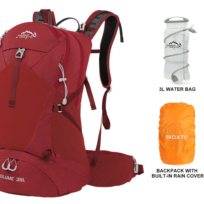 35l hiking backpack Shasta Internal Frame Outdoor Outdoor Products zippered pockets on the waist belt Molle Style Hiking Backpack 1000D
