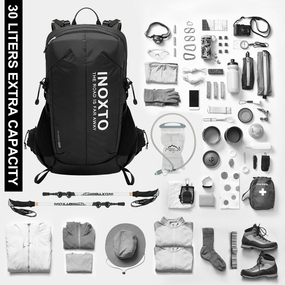 INOXTO  30L Outdoor Backpack for Climbing, Camping, and Hiking - OUTDOOR INOXTO