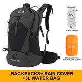 INOXTO Mountaineering backpack 35 liters men's and women's outdoor sports bag waterproof camping hiking rain - OUTDOOR INOXTO