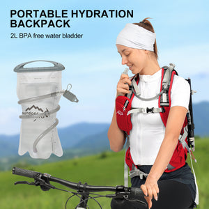 INOXTO 20L Hydration Pack , Hiking Internal Frame Backpacks with 2L Hydration Water Bladder and Rain Cover, for Cycling,Camping, Hunting for Men, Women - OUTDOOR INOXTO