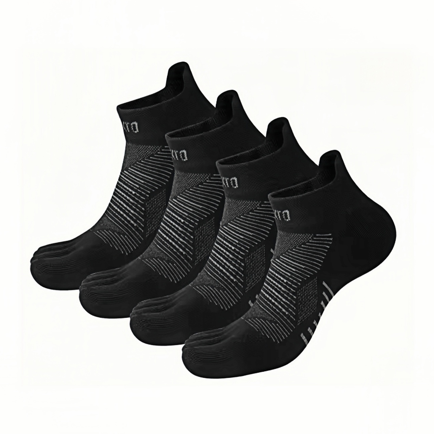 INOXTO Running Toe Socks-4 Pairs COOLMAX® - OUTDOOR INOXTO