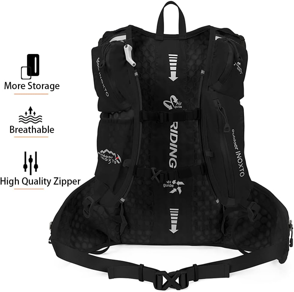 INOXTO Hydration Pack Backpack Daypack for Cycling Motocross Climbing Trail Running - OUTDOOR INOXTO