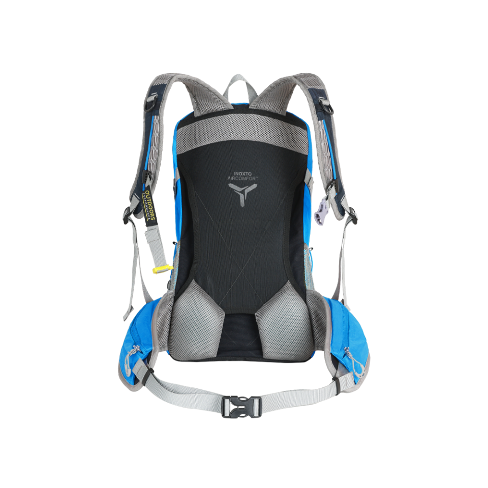 INOXTO 18L Upgraded Daypack with 2L Hydration Bladder & Back Support Panel Black