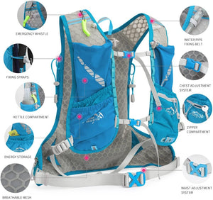 INOXTO Running Hydration Vest for Men Women Marathon Race Hiking Backpack - OUTDOOR INOXTO