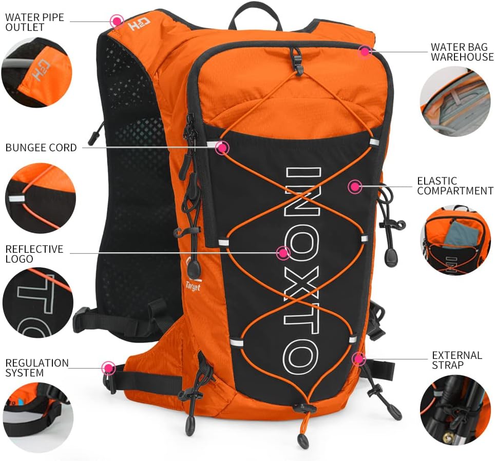 INOXTO Hydration Pack Backpack for Outdoor - OUTDOOR INOXTO