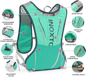 INOXTO Running Hydration Vest for Men Women - OUTDOOR INOXTO