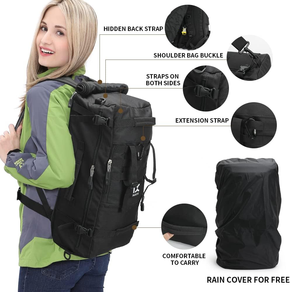 INOXTO 40L Hiking Backpack Lightweight Waterproof Backpack  for Men Women - OUTDOOR INOXTO