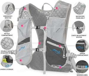 INOXTO Running Hydration Vest for Men Women - OUTDOOR INOXTO