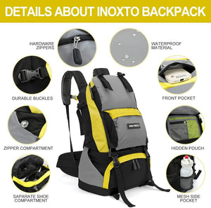 INOXTO 40L Hiking Backpack Camping Backpack - OUTDOOR INOXTO