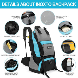 INOXTO 40L Hiking Backpack Camping Backpack - OUTDOOR INOXTO